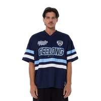 Geelong Cats Over-sized Mesh Jersey Tee
