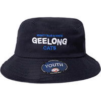 Geelong Cats Youths Graphic Bucket Hat