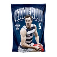 Image of Geelong Cats Jeremy Cameron Wall Flag