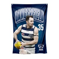 Image of Geelong Cats Patrick Dangerfield Wall Flag