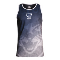 Geelong Cats Youths Premium Singlet