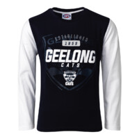 Geelong Cats Youths Long Sleeve T-Shirt