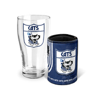 Image of Geelong Cats Pint Glass and Can Cooler Gift Pack