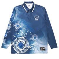 Geelong Cats Indigenous Mens Long Sleeve Polo