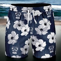 Geelong Cats Aloha Hawaiian Swim Shorts