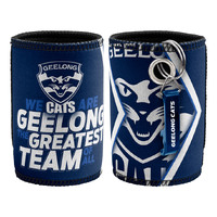 Geelong Cats Stubby Holder with Opener