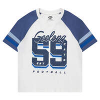 Geelong Cats Womens 2-Tone Raglan