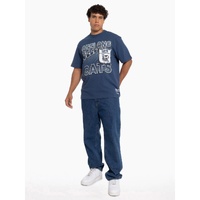 Geelong Cats Mitchell & Ness Inline Stack Tee