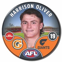 GWS Giants 2025 Player Pin Badge - OLIVER