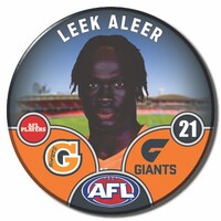 GWS Giants 2025 Player Pin Badge - ALEER