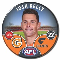 GWS Giants 2025 Player Pin Badge - KELLY