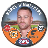 GWS Giants 2025 Player Pin Badge - HIMMELBERG