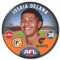 GWS Giants 2025 Player Pin Badge - DELANA