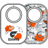 Image of Greater Western Sydney Giants Baby Cloud 2Pk Bibs