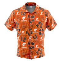 GWS Giants Hibiscus Hawaiian Shirt