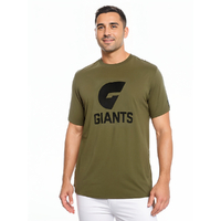 Image of GWS Giants Olive Logo Adults Tee