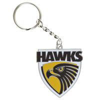 Image of Hawthorn Hawks Logo Metal Keyring