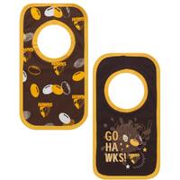Image of Hawthorn Hawks Babies Bibs 2 Pack