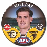 Hawthorn Hawks 2025 Player Pin Badge - DAY