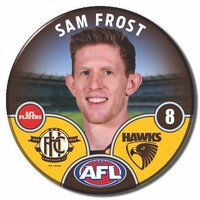Hawthorn Hawks 2025 Player Pin Badge - FROST
