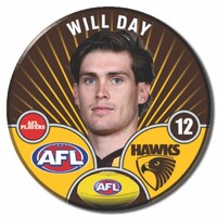 Hawthorn Hawks 2026 Player Pin Badge - DAY