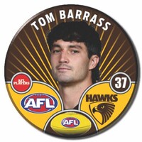 Hawthorn Hawks 2026 Player Pin Badge - BARRASS