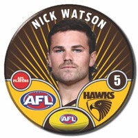 Hawthorn Hawks 2026 Player Pin Badge - WATSON