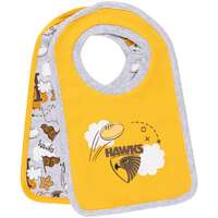 Image of Hawthorn Hawks Baby Cloud 2Pk Bibs