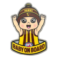 Hawthorn Hawks Baby on Board Decal