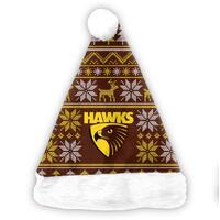 Hawthorn Hawks Xmas Santa Hat