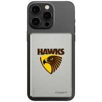 Hawthorn Hawks AFL Magnetic Wireless Power Bank