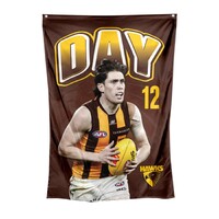Hawthorn Hawks Will Day Wall Flag