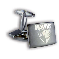 Hawthorn Hawks Silver Etched Cufflinks