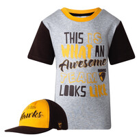 Hawthorn Hawks Toddlers Tee and Cap Pack