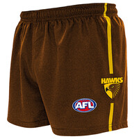 Hawthorn Hawks Mens Logo Footy Shorts