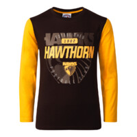 Hawthorn Hawks Youths Long Sleeve T-Shirt