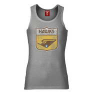 Hawthorn Hawks Mens Retro Logo Singlet