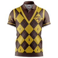 Hawthorn Hawks Golf Polo Shirt