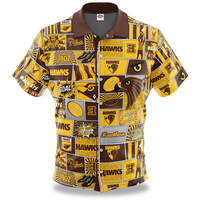 Hawthorn Hawks Pop Art Button Up Shirt