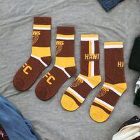 Image of Hawthorn Hawks 2-Pack Mens Club Socks