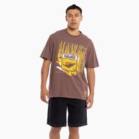 Hawthorn Hawks Mitchell & Ness Brush Off Adults Tee