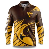 Hawthorn Hawks Ignition Adults Fishing Shirt