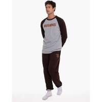 Image of Hawthorn Hawks Mens Raglan Cuffed PJ Set
