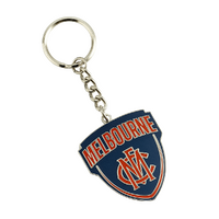 Image of Melbourne Demons Logo Metal Keyring