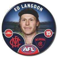 Melbourne Demons 2025 Player Pin Badge - LANGDON