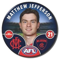 Melbourne Demons 2025 Player Pin Badge - JEFFERSON