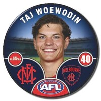 Melbourne Demons 2025 Player Pin Badge - WOEWODIN