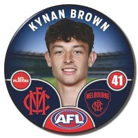 Melbourne Demons 2025 Player Pin Badge - BROWN
