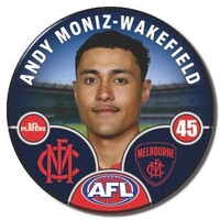 Melbourne Demons 2025 Player Pin Badge - MONIZ-WAKEFIELD