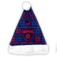 Melbourne Demons Xmas Santa Hat